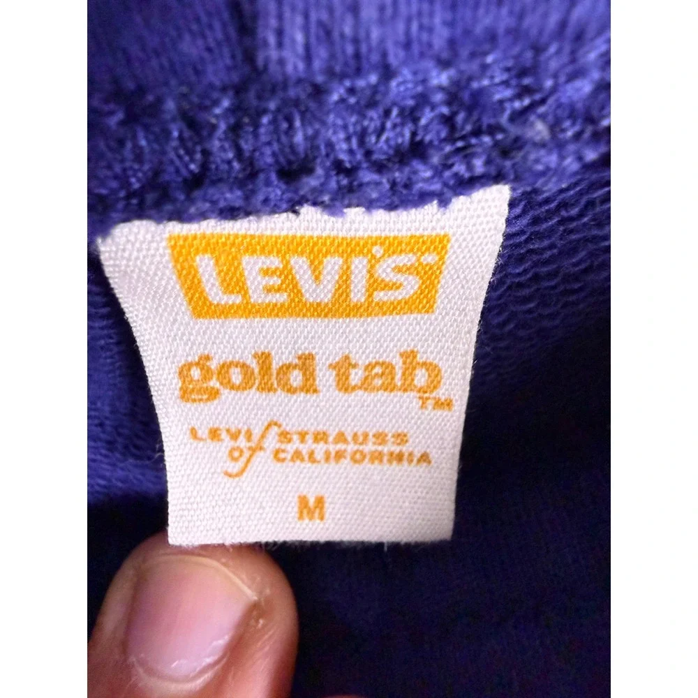 Levis Gold Tab Sweatpants Mens Medium Purple‎ Graphic Joggers